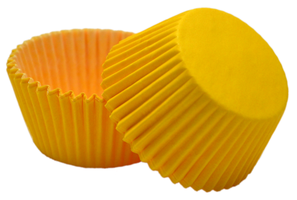 Keksiukų krepšeliai geltonos sp. D50 mm, 500 vnt