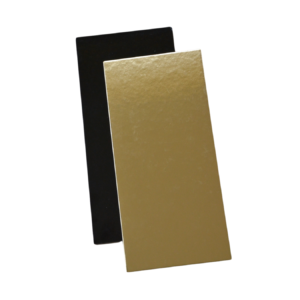 Plonas padėklas 25x11 cm, aukso/juoda spalvų