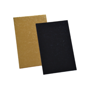 Cake board 20x13 cm, gold/black