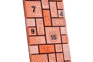 Polikarbonato forma Countdown, 18×10 cm, H1 cm