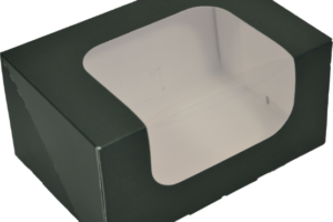 Green pastry box 20×10 cm, H9 cm