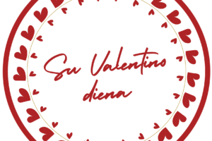 Valentino lipdukai D42 mm, 50 vnt